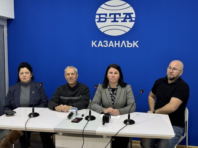 Пресконференция на НЧ "Искра - 1860" в Казанлък