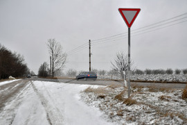 Село Лудогорци - зима - обстановка
