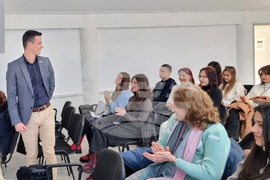 Габрово - Национална Априловска гимназия - Кирил Вълчев - посещение