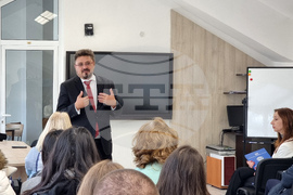 Габрово - Национална Априловска гимназия - Кирил Вълчев - посещение