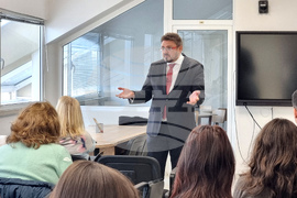 Габрово - Национална Априловска гимназия - Кирил Вълчев - посещение