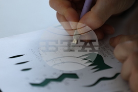 Национална галерия - Кири-е - традиционно японско изкуство