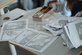 Национална галерия - Кири-е - традиционно японско изкуство