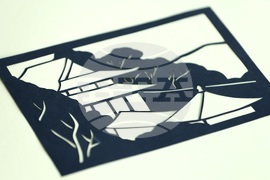 Национална галерия - Кири-е - традиционно японско изкуство