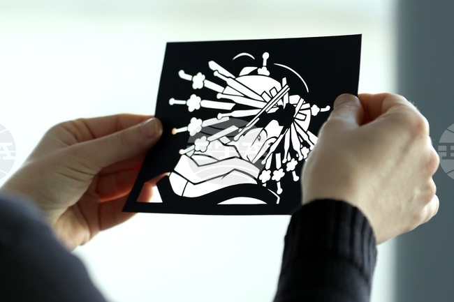 Национална галерия - Кири-е - традиционно японско изкуство