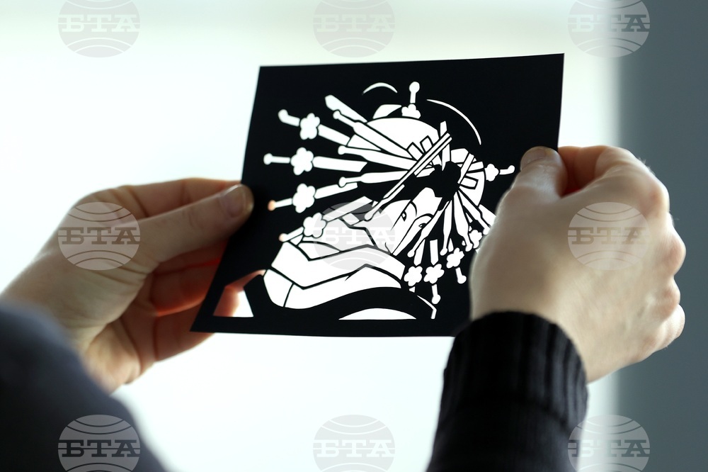 Национална галерия - Кири-е - традиционно японско изкуство