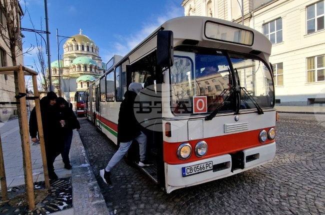 Ретро автобуси - 123 години градски транспорт София