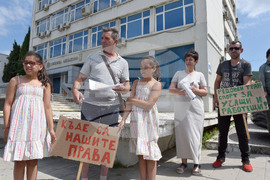 Варна - Аксаково - общоселско автошествие - протест