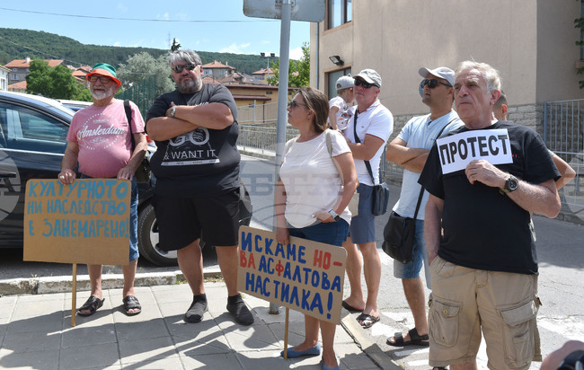 Варна - Аксаково - общоселско автошествие - протест