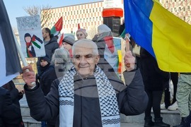 Румъния - протестното шествие в подкрепа на Палестина