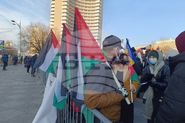 Румъния - протестното шествие в подкрепа на Палестина