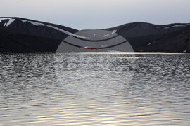 Остров Дисепшън - Национална антарктическа експедиция - Разтоварване на провизии и апаратура за испанската полярна база „Габриел де Кастия“