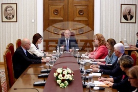 Румен Радев - ГЕРБ-СДС - консултации