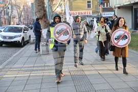 Пловдив - протест срещу изграждането на кариера в землището на село Горнослав