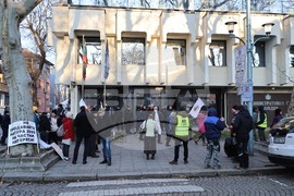 Пловдив - протест срещу изграждането на кариера в землището на село Горнослав