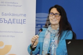 Национален пресклуб на БТА-Русе - проект "Европа на Балканите: Общо бъдеще" - Ангелина Бонева