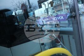 КНСБ - протест на работещите в  градския транспорт