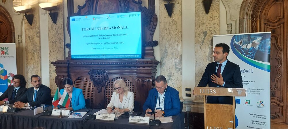 Министър Лорер откри бизнес форум, който ще стимулира италианските инвестиции в България