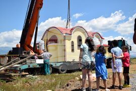 Село Бараково - параклис - монтиране