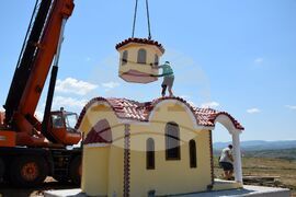 Село Бараково - параклис - монтиране