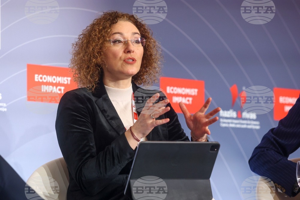 Bulgarian Labour Minister at Economist Demographic Summit in Athens