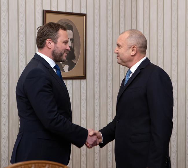 Президент: Двустранното партньорство между България и Естония и сигурността и стабилността в Европа обсъдиха президентът Румен Радев и външният министър Маргус Цахкна