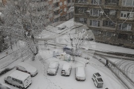 Русе - зимна обстановка