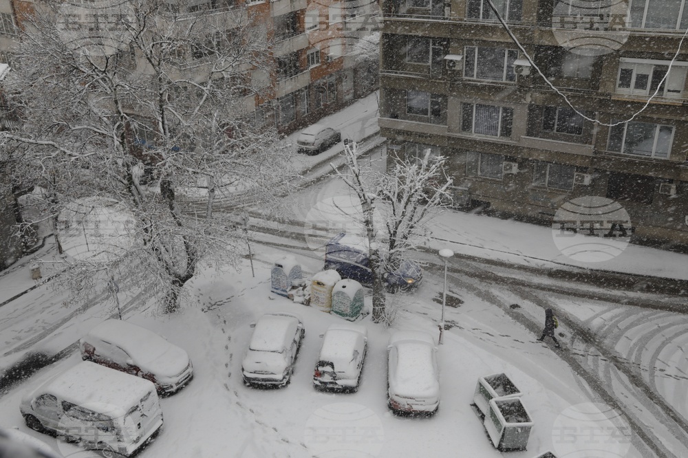 Русе - зимна обстановка