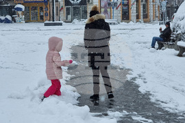 Русе - зимна обстановка