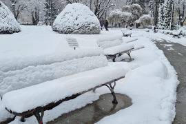 Русе - зимна обстановка