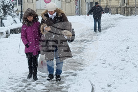 Русе - зимна обстановка