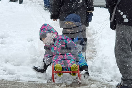 Русе - зимна обстановка
