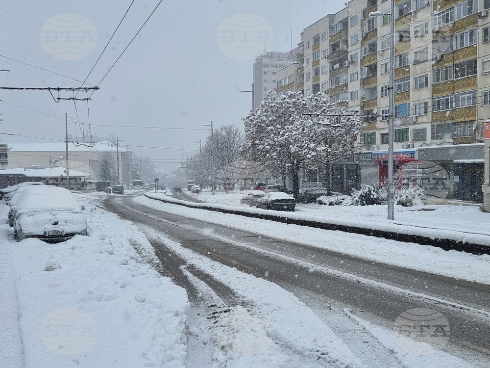 Плевен - зимна обстановка