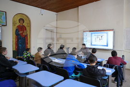 Софийска духовна семинария „Св. Йоан Рилски“ - класна стая