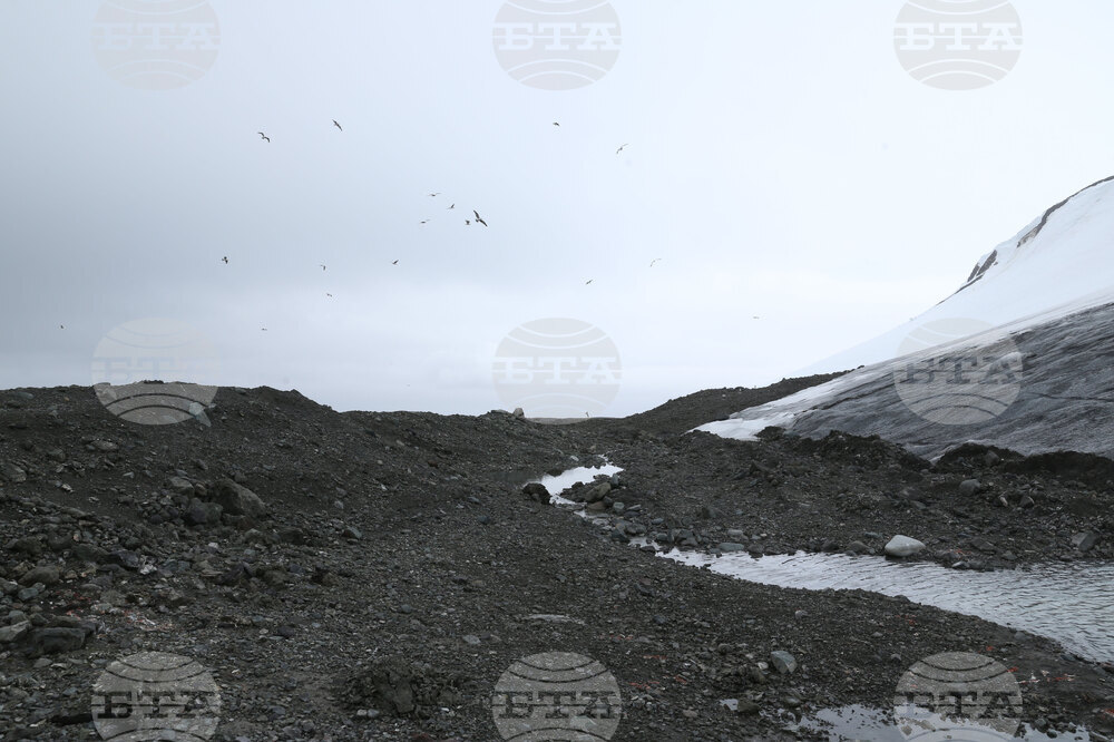Group of Scientists from 32nd Antarctic Expedition Work on Projects at Ereby Point