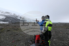 Group of Scientists from 32nd Antarctic Expedition Work on Projects at Ereby Point