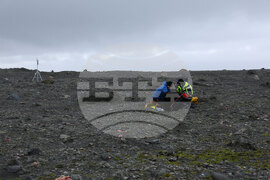 Group of Scientists from 32nd Antarctic Expedition Work on Projects at Ereby Point