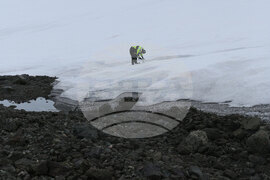 Group of Scientists from 32nd Antarctic Expedition Work on Projects at Ereby Point
