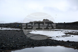 Group of Scientists from 32nd Antarctic Expedition Work on Projects at Ereby Point