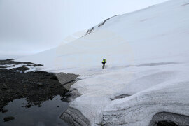 Group of Scientists from 32nd Antarctic Expedition Work on Projects at Ereby Point