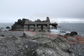Group of Scientists from 32nd Antarctic Expedition Work on Projects at Ereby Point