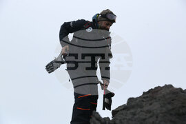 Group of Scientists from 32nd Antarctic Expedition Work on Projects at Ereby Point