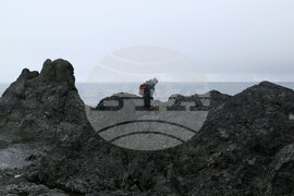 Group of Scientists from 32nd Antarctic Expedition Work on Projects at Ereby Point