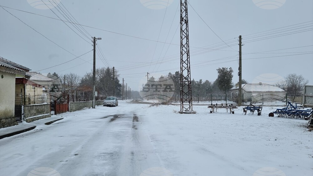 Добрич - зима - обстановка