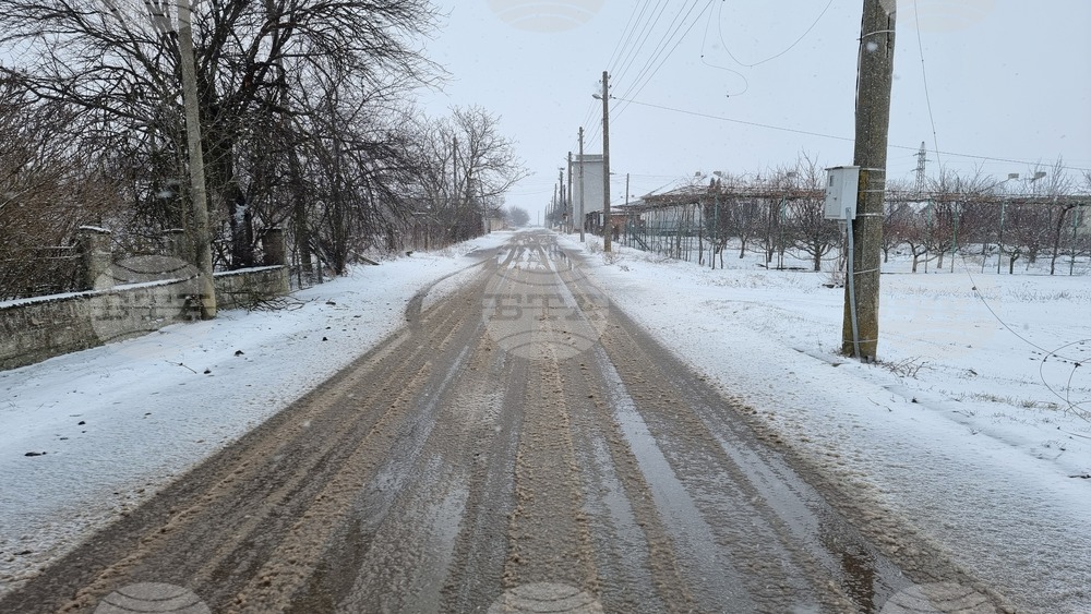 Добрич - зима - обстановка