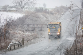 Бургас - зима - пътна обстановка