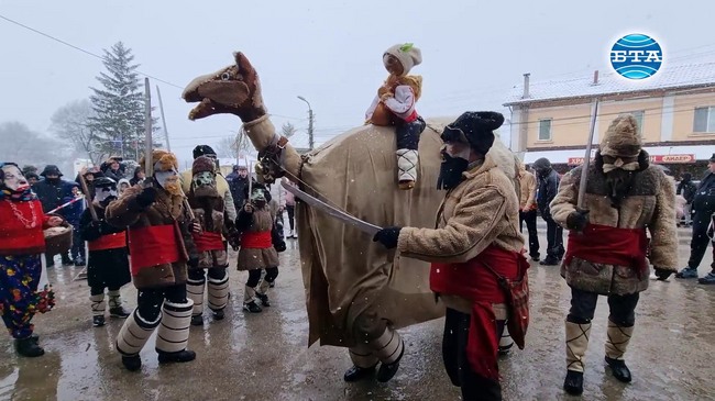 Ивановден по стар стил посрещнаха в ловешкото село Йоглав с обичая „Камилата“