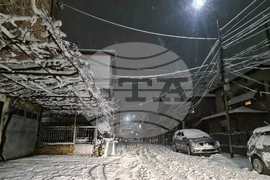 Петрич - зима - обстановка