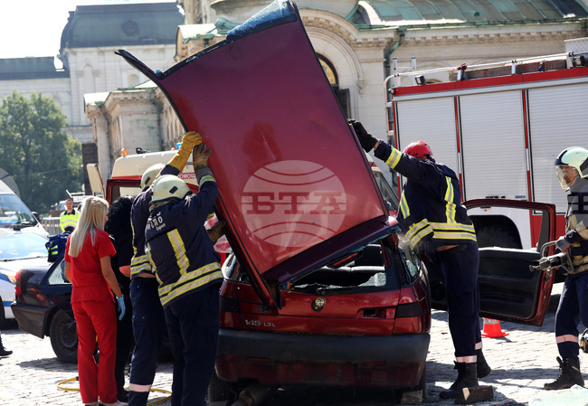 Ден на безопасността на движението по пътищата - демонстрации