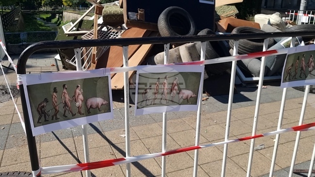 Плевен - отпадъци - арт инсталация